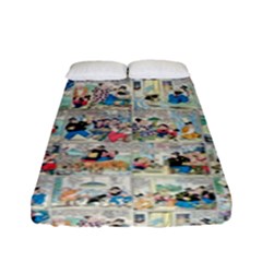 Old Comic Strip Fitted Sheet (full/ Double Size)