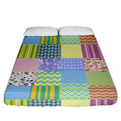 Old Quilt Fitted Sheet (queen Size)