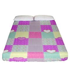 Old Quilt Fitted Sheet (king Size)