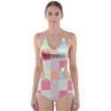 Patchwork Cut-Out One Piece Swimsuit View1