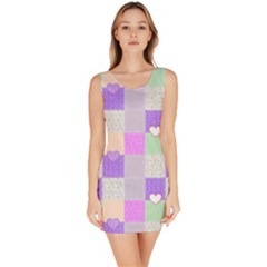 Patchwork Sleeveless Bodycon Dress by Valentinaart