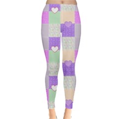 Patchwork Leggings  by Valentinaart