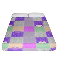 Patchwork Fitted Sheet (king Size) by Valentinaart