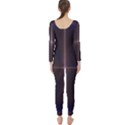 Color Fractal Symmetric Blue Circle Long Sleeve Catsuit View2