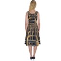 Fractal Image Of Copper Pipes Midi Sleeveless Dress View2