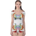 Fractal Kaleidoscope Of A Dragon Head Boyleg Leotard  View1