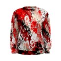 Red Fractal Art Women s Sweatshirt View1