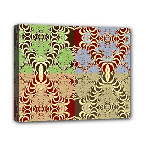 Multicolor Fractal Background Canvas 10  X 8  by Amaryn4rt