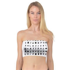 Zodiac Killer  Bandeau Top by Valentinaart