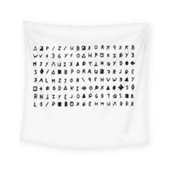 Zodiac Killer  Square Tapestry (small) by Valentinaart