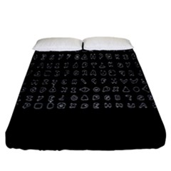 Zodiac Killer  Fitted Sheet (california King Size)