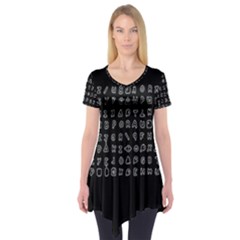 Zodiac Killer  Short Sleeve Tunic  by Valentinaart