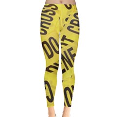 Crime Scene Leggings  by Valentinaart