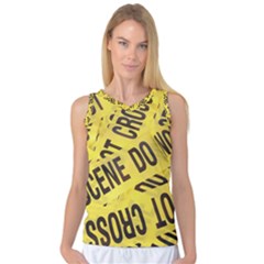 Crime Scene Women s Basketball Tank Top by Valentinaart