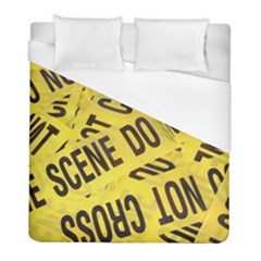 Crime Scene Duvet Cover (full/ Double Size) by Valentinaart