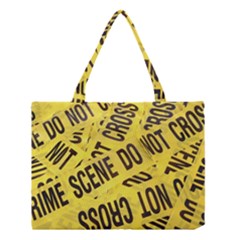 Crime Scene Medium Tote Bag by Valentinaart