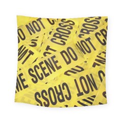 Crime Scene Square Tapestry (small) by Valentinaart