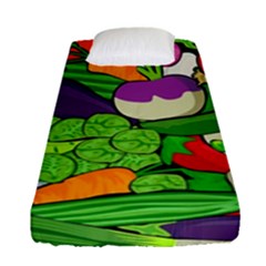 Vegetables  Fitted Sheet (single Size)