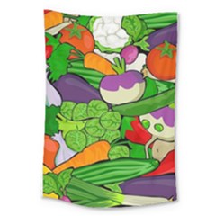 Vegetables  Large Tapestry