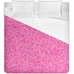 Pink Pattern Duvet Cover (king Size) by Valentinaart