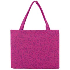 Pink Pattern Mini Tote Bag by Valentinaart