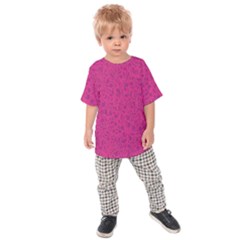 Pink Pattern Kids  Raglan Tee