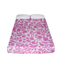 Pink Pattern Fitted Sheet (full/ Double Size)