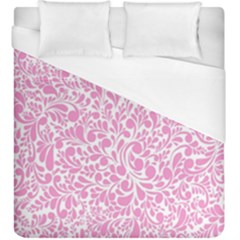 Pink Pattern Duvet Cover (king Size) by Valentinaart