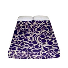 Purple Pattern Fitted Sheet (full/ Double Size)