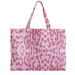 Leopard Pink Pattern Zipper Mini Tote Bag by Valentinaart