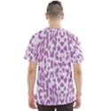 Purple leopard pattern Men s Sport Mesh Tee View2