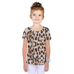 Leopard Pattern Kids  One Piece Tee