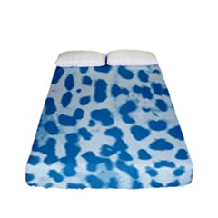 Blue Leopard Pattern Fitted Sheet (full/ Double Size)