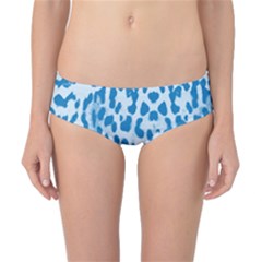 Blue Leopard Pattern Classic Bikini Bottoms by Valentinaart