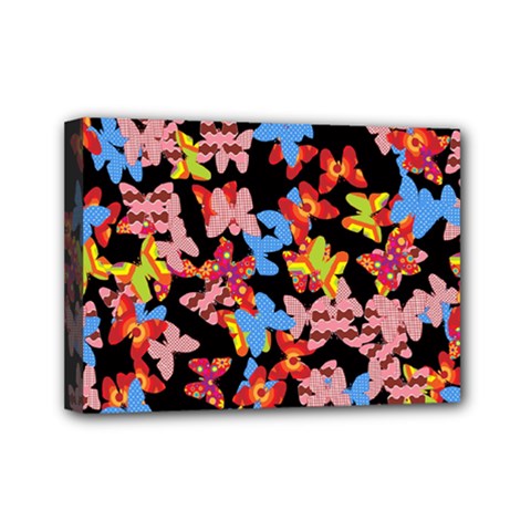 Butterflies Mini Canvas 7  X 5  by Valentinaart