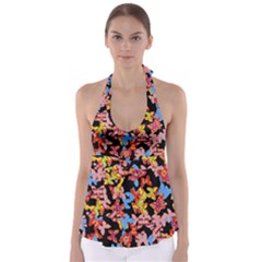 Butterflies Babydoll Tankini Top by Valentinaart