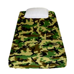 Camo Woodland Fitted Sheet (single Size)