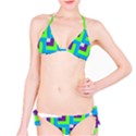 Geometric 3d Mosaic Bold Vibrant Bikini Set View1