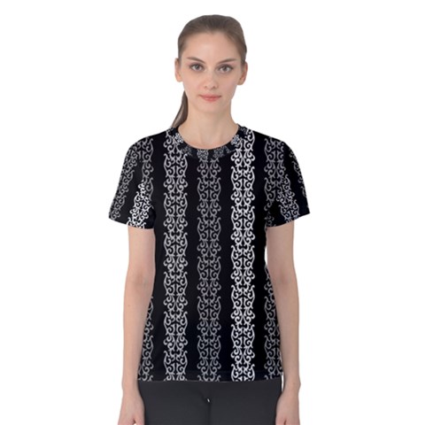 Pattern Women s Cotton Tee by Valentinaart