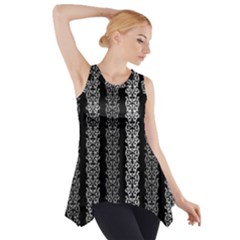 Pattern Side Drop Tank Tunic by Valentinaart