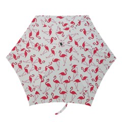 Flamingo Pattern Mini Folding Umbrellas by Valentinaart