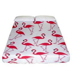 Flamingo Pattern Fitted Sheet (king Size)