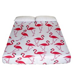 Flamingo Pattern Fitted Sheet (california King Size)