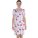 Flamingo pattern Short Sleeve Nightdress View1