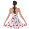 Flamingo pattern Strapless Bra Top Dress View2