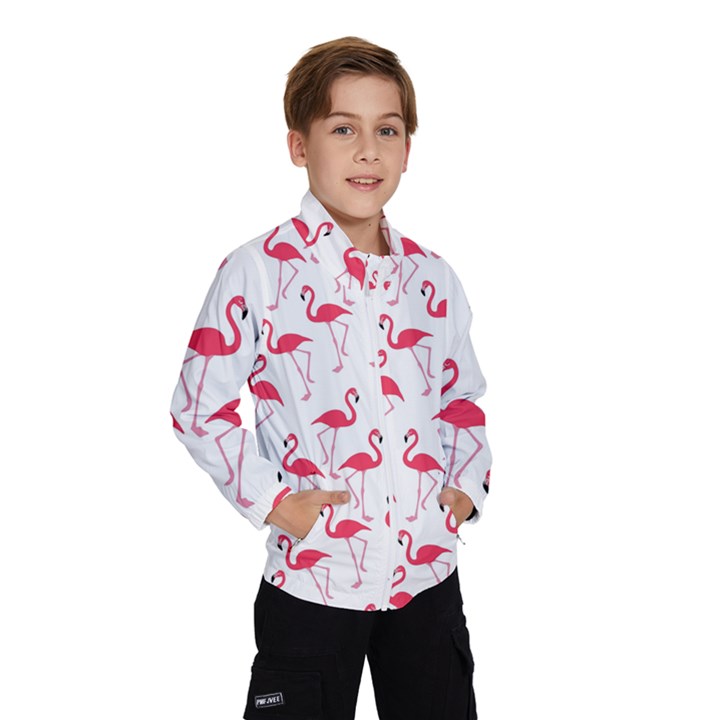 Flamingo pattern Wind Breaker (Kids)