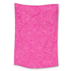 Geometric Pattern Wallpaper Pink Large Tapestry by Amaryn4rt