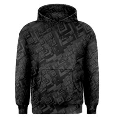 Black Rectangle Wallpaper Grey Men s Pullover Hoodie by Amaryn4rt