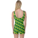 Dragon Scale Scales Pattern One Piece Boyleg Swimsuit View2