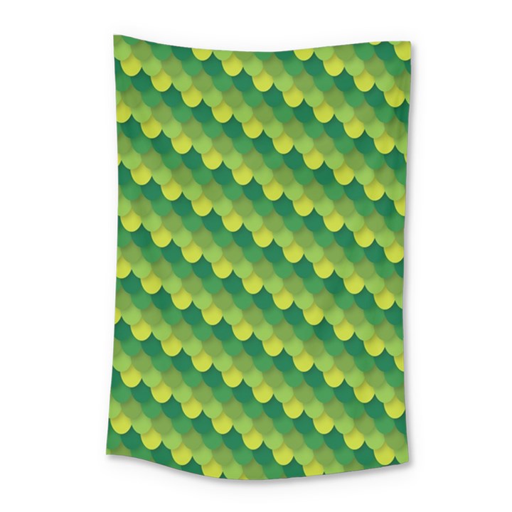 Dragon Scale Scales Pattern Small Tapestry